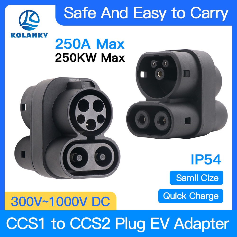 Ccs2 To Ccs1 Fast Charge Adapter 250Kw - CCS1 - CCS2 EV 충전기 어댑터