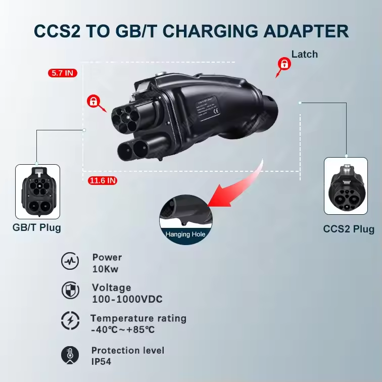 DC CCS2-GBT 어댑터 콤보 2-GB/T EV 고 - Gb/T To Ccs2 200A Fast Charging Adapter 리뷰 및 가격